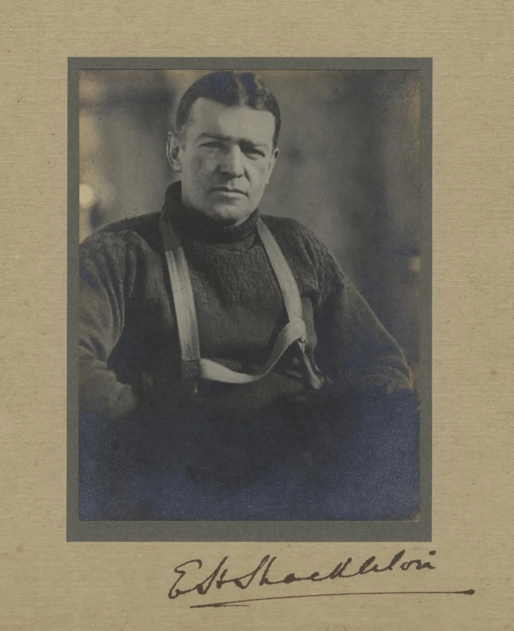 Retrato de Ernest Shackleton